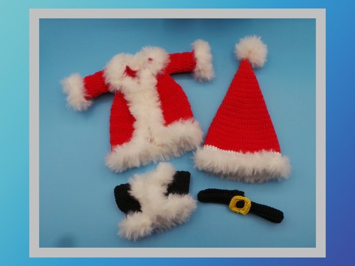 Häkelanleitung Weihnachtsmann mit Frau