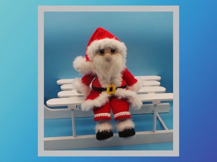 Häkelanleitung Weihnachtsmann mit Frau