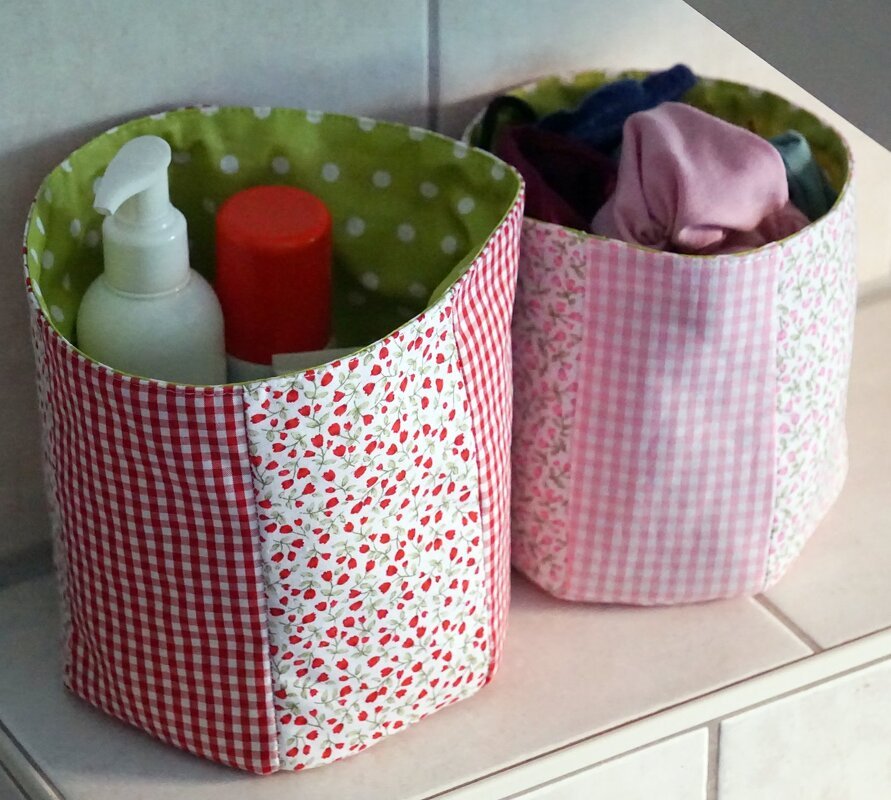 E-Book - Utensilo Korb Körbchen nähen mit 6-eckigem Boden - Bild 14