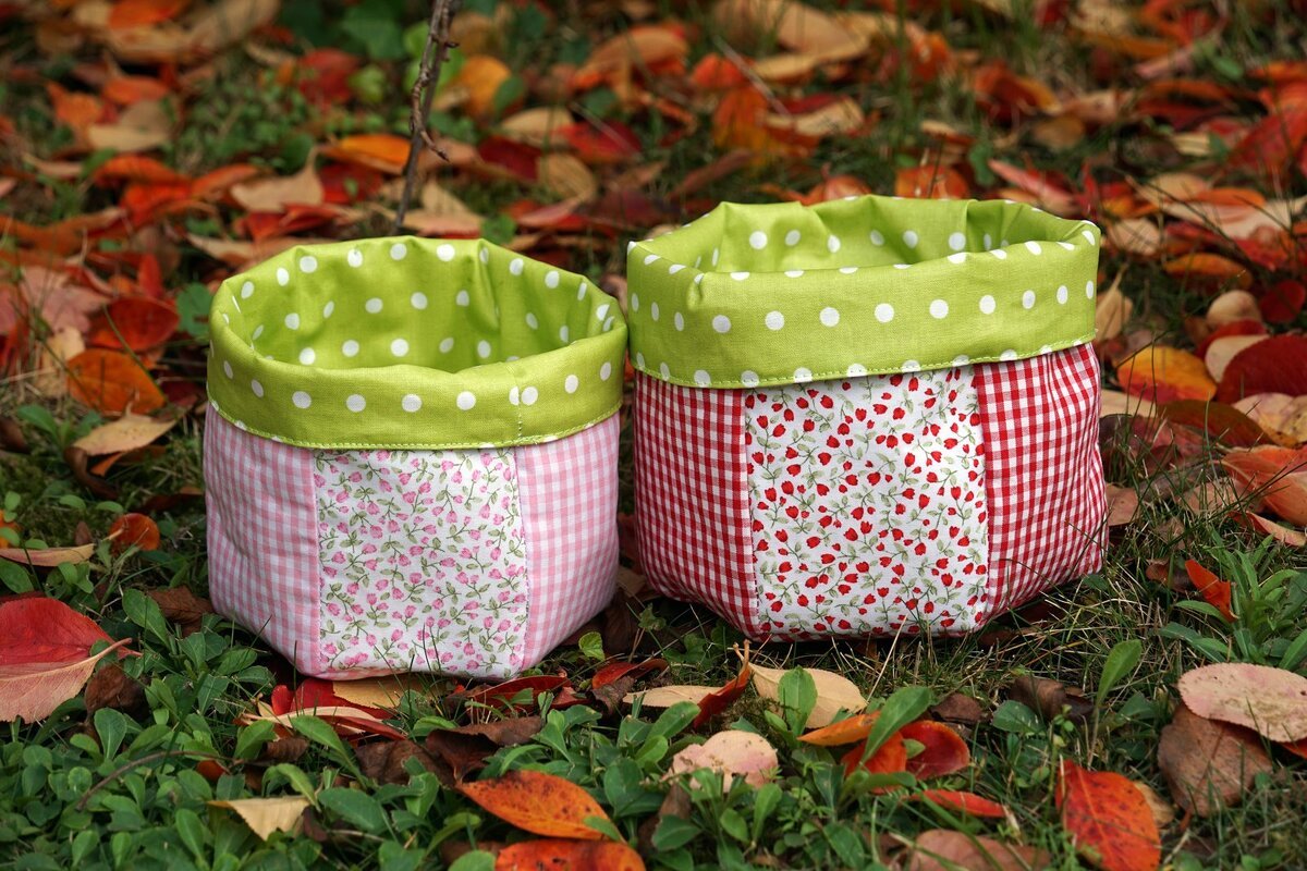 E-Book - Utensilo Korb Körbchen nähen mit 6-eckigem Boden - Bild 4