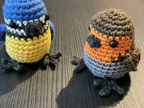 Rotkehlchen Vogel häkeln