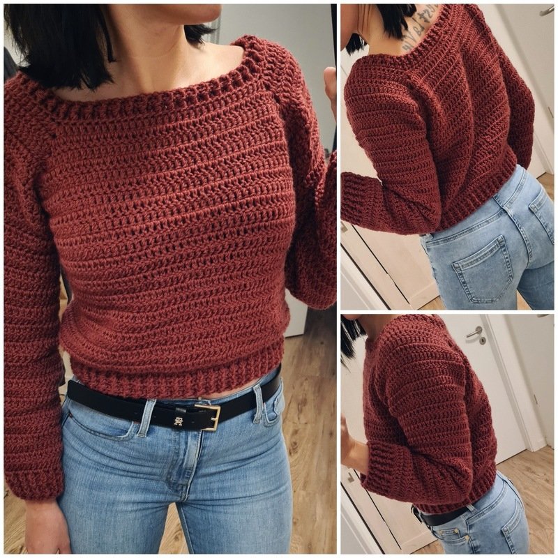 PDF Häkelanleitung Pulli Luna XS BIS XXL (für alle Längen geeignet) - Bild 3