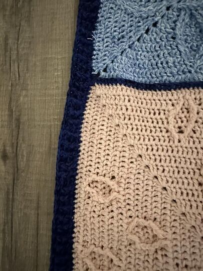 Granny und Mandala Decke Marah