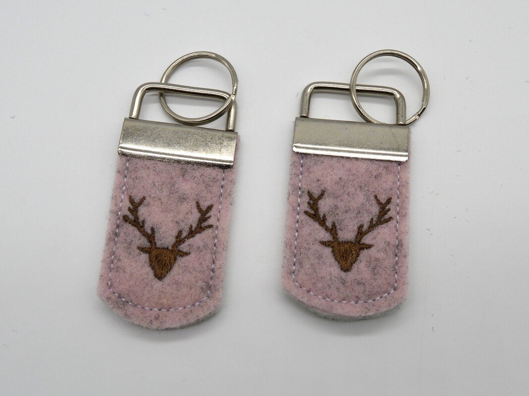 Stickdatei Hirsch Schlüsselanhänger - Bild 3