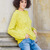 Rundpassen-Pulli mit Reliefmuster