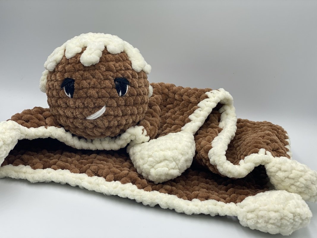 Crochet Pattern - Comforter/Lovey Gingerbreadman "Knusperich" - Image 5
