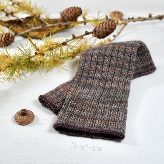 Reversible fingerless mitts "Pure", knitting pattern, easy, 4 sizes