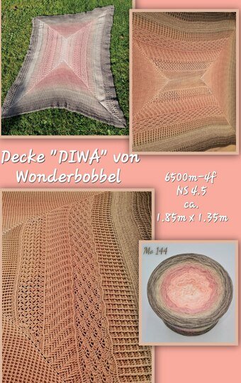 Decke DIWA Häkelanleitung ( rechteckig)