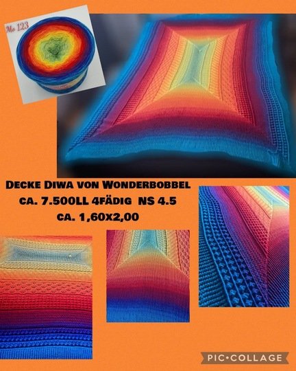 Decke DIWA Häkelanleitung ( rechteckig)