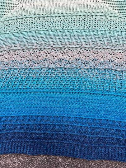 Decke DIWA Häkelanleitung ( rechteckig)