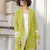 Longjacke mit Zopfmusterblende