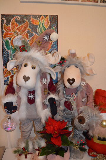 Bastelanleitung Weihnachtsrentier