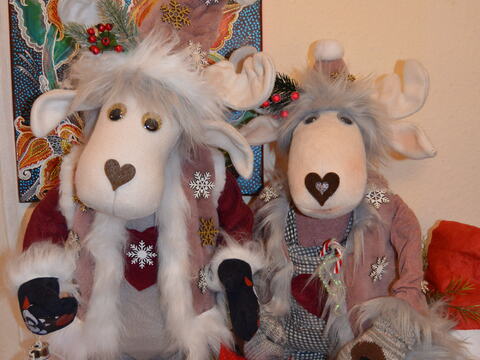 Bastelanleitung Weihnachtsrentier