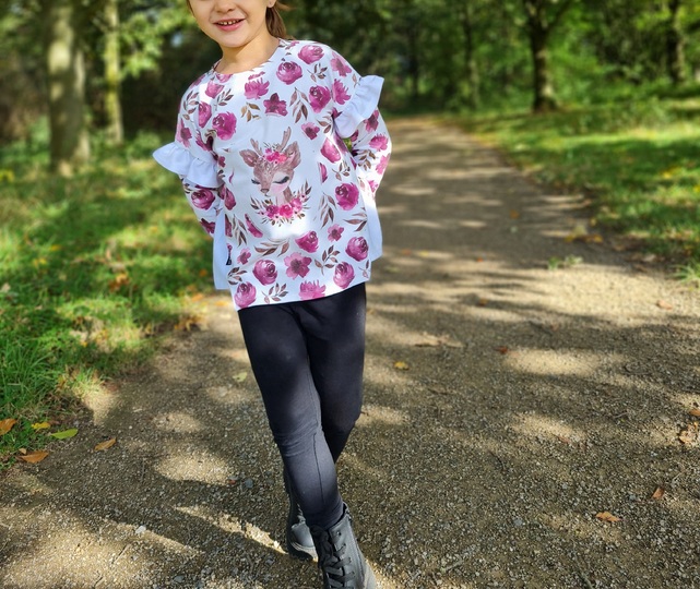 lovely oversized hoodie 50-164 Kapuzenpullover Schnittmuster Nähanleitung