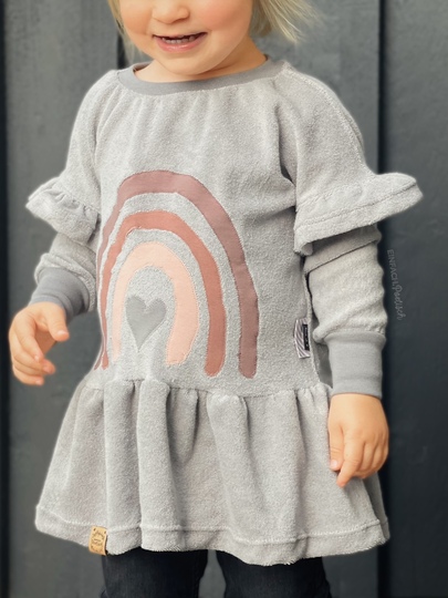 lovely oversized hoodie 50-164 Kapuzenpullover Schnittmuster Nähanleitung