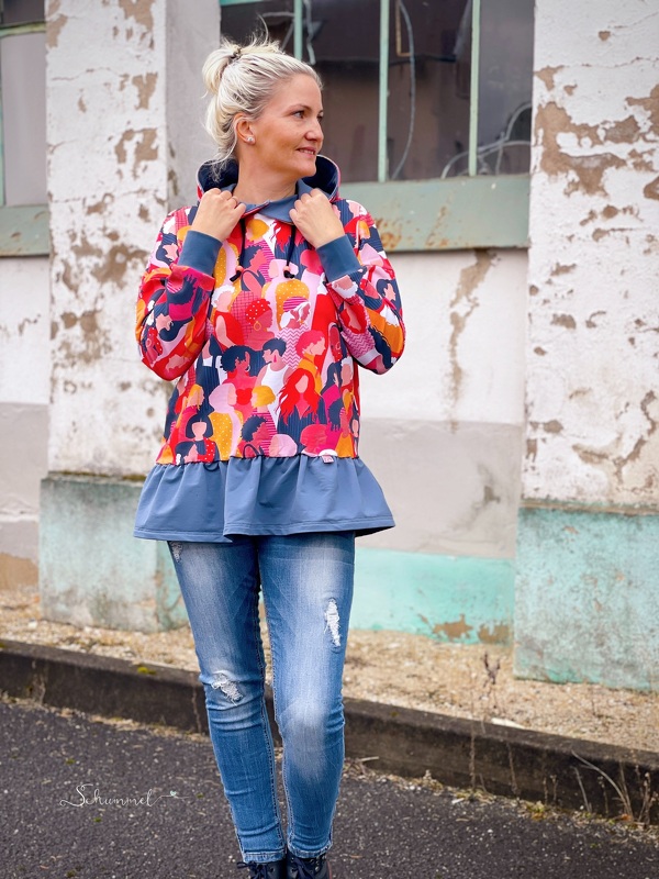 lovely lady oversized hoodie 34-56 Damenoberteil Pullover Sweater Shirt - Bild 14