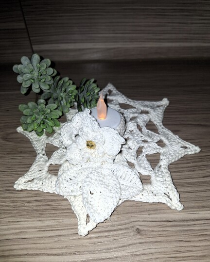 Teelichthalter /Deckchen/ Untersetzer +++Häkelanleitung+++