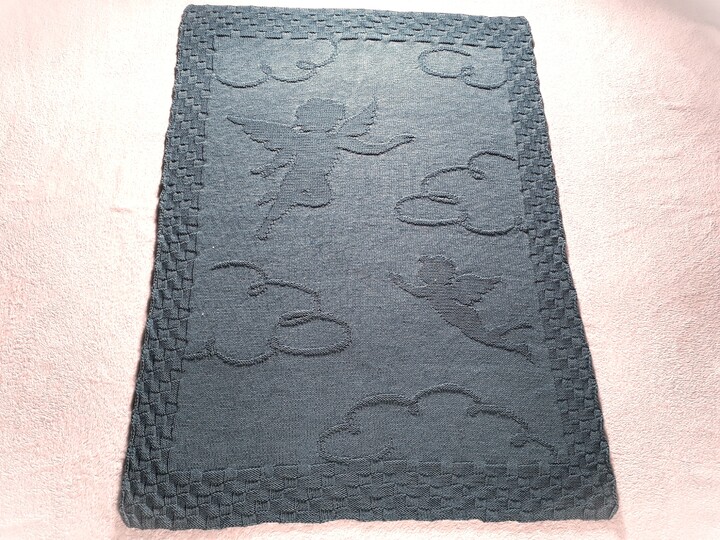 Strickanleitung Babydecke "Himmelsboten"