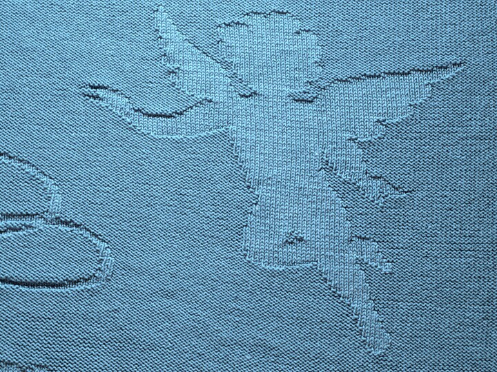 Strickanleitung Babydecke "Himmelsboten"