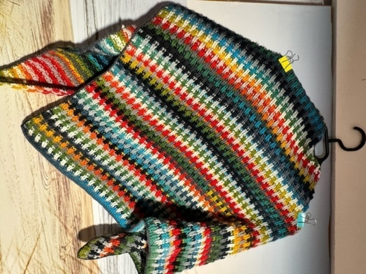Tuch Rainbow-Crochet