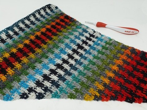 Tuch Rainbow-Crochet