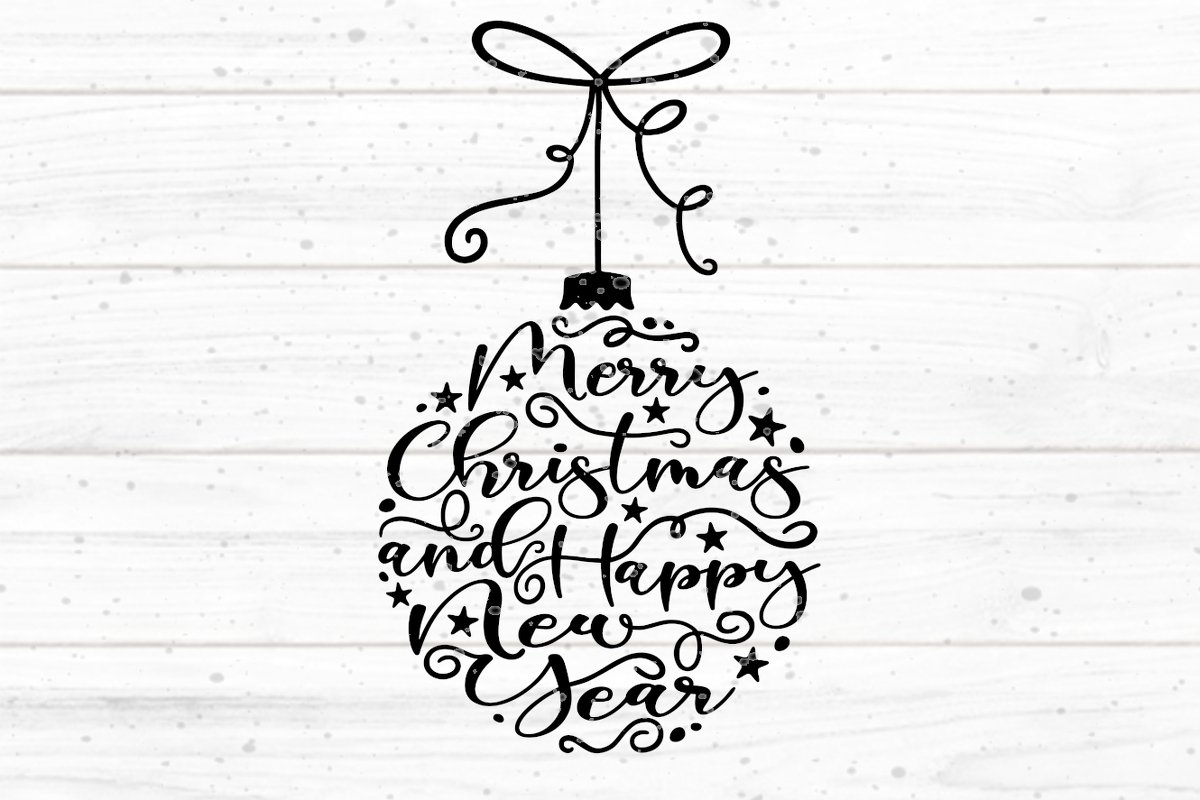 Merry Christmas Plotterdatei SVG DXF FCM