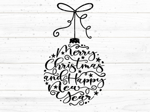 Merry Christmas Plotterdatei SVG DXF FCM