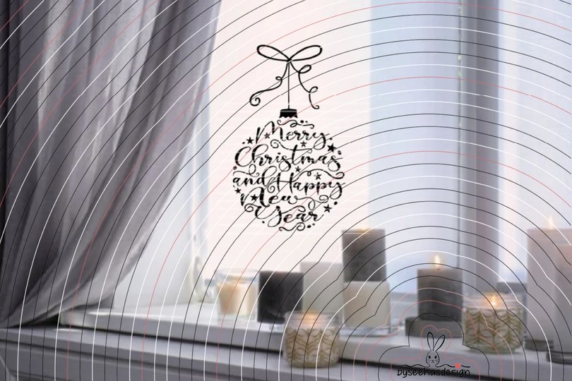 Merry Christmas Plotterdatei SVG DXF
