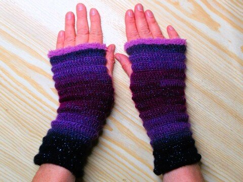 Häkelanleitung Pulswärmer (sehr einfach)