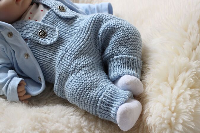 Premature Baby Romper Knitting Pattern