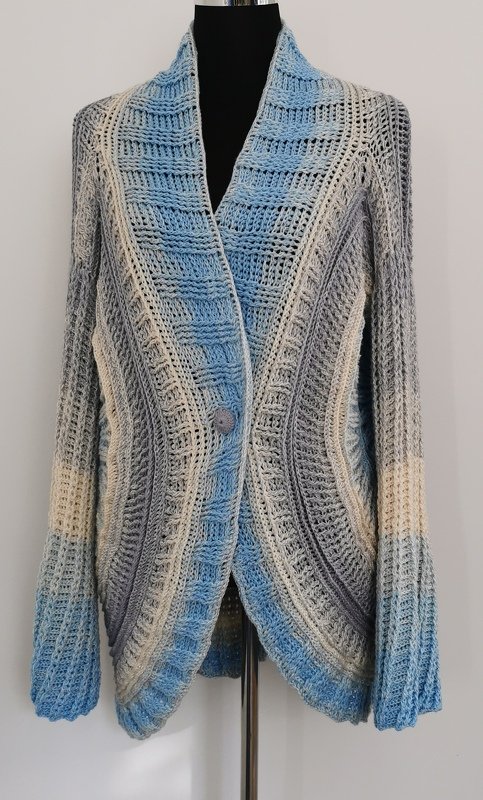 Jacke/Weste Winter Sky, Häkelanleitung