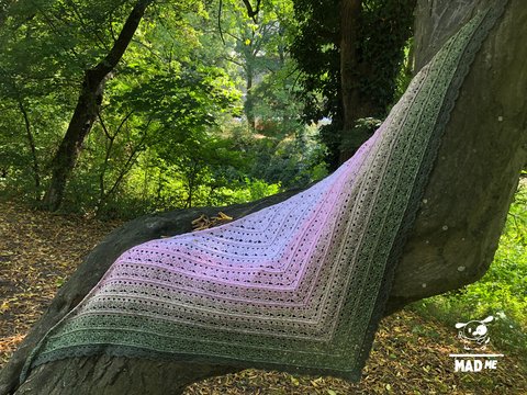 Mad Angel - Häkelanleitung traumhaftes Dreieckstuch