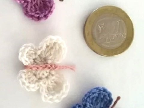 Häkelanleitung Mini-Schmetterling