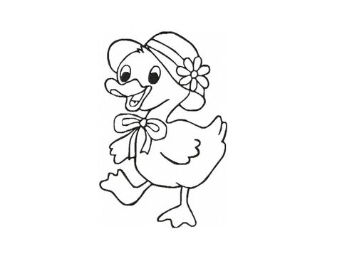 Stickdatei Ente 13x18 Applikation schwarz Frühling Ostern