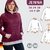 Jenna – Damen Hoodie/Pullover mit Kapuze, Kragen & Tasche (BU 80-116) A4+A0