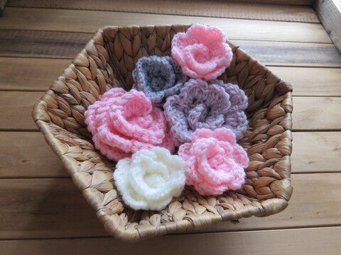 Rose Häkelanleitung, super einfach *Carolines Welt*