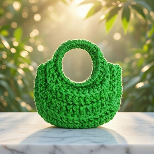 Crochet Mini Bag Keychain Pattern – PDF + Video Tutorial