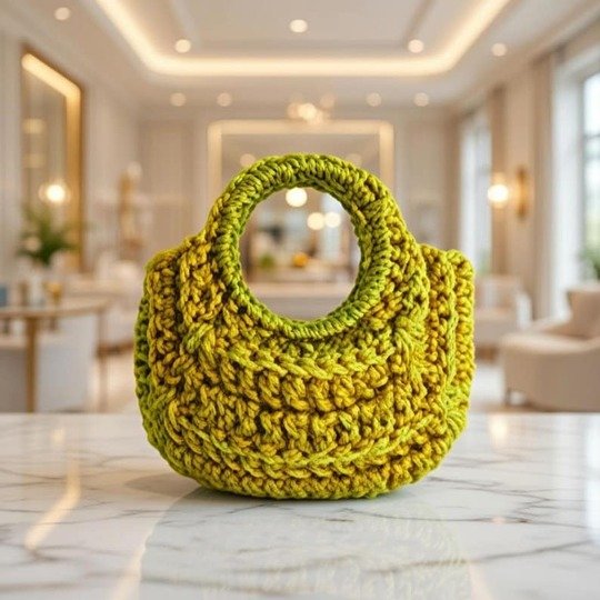 Crochet Mini Bag Keychain Pattern – PDF + Video Tutorial