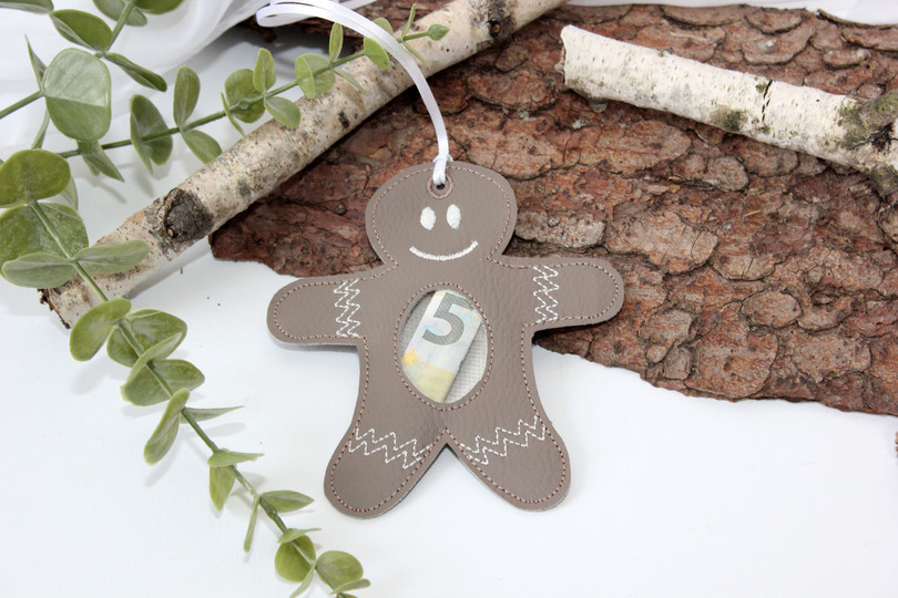 Stickdatei Füllobjekte Weihnachten Pinguin Lebkuchenmännchen Tannenbaum