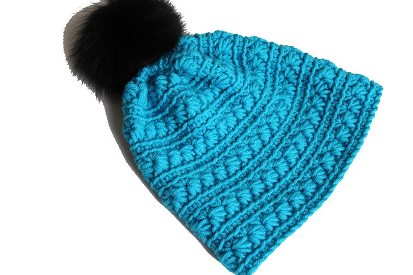 "Polarstern" Bommelmütze&Kragenschal häkeln PDF-Anleitung