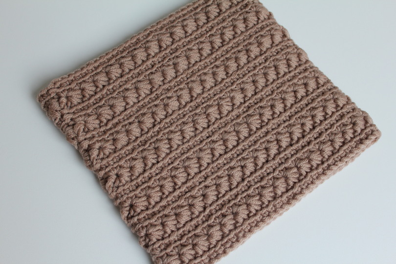 "Polarstern" Bommelmütze&Kragenschal häkeln PDF-Anleitung