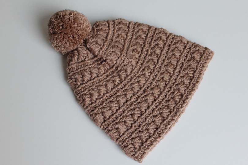 "Polarstern" Bommelmütze&Kragenschal häkeln PDF-Anleitung