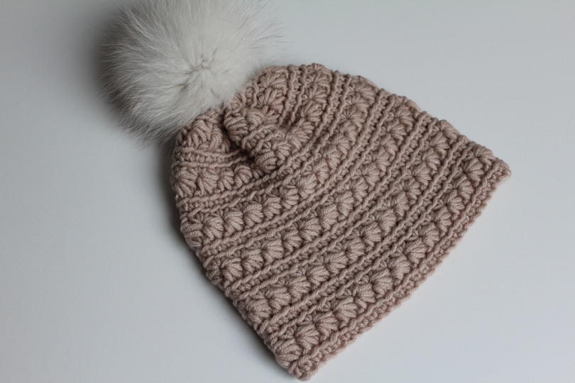 "Polarstern" Bommelmütze&Kragenschal häkeln PDF-Anleitung