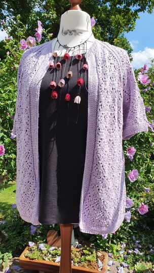 Ajour-Jacke "Marias luftiger Sommer", RVO bis Größe XXXXXL und mehr....