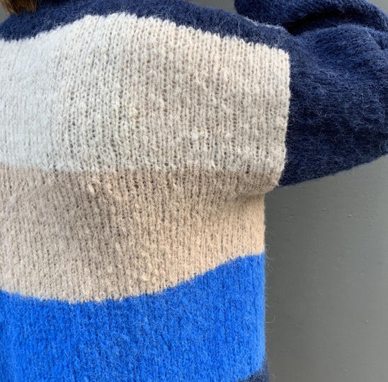 Strickanleitung Pullover Jette Größe 36 – 46 Damenpullvoer