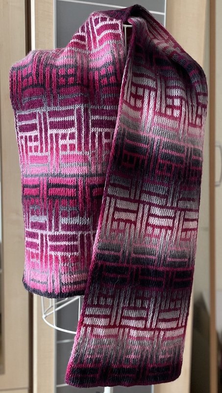 Schal Grafik-Art - Double-Face