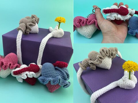 Herz Deko, auch mit Magnet, schnell, einfach