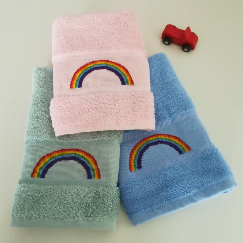 Cross stitch pattern rainbow PDF download, very suitable for beginners