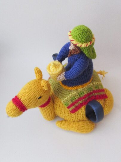 TeaCosyFolk's We Three Kings of Orient Are Tea Cosy Knitting Pattern