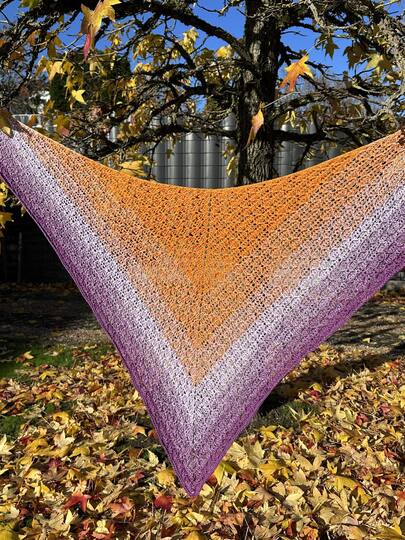 Häkelanleitung Dreieckstuch "Perlenreigen"